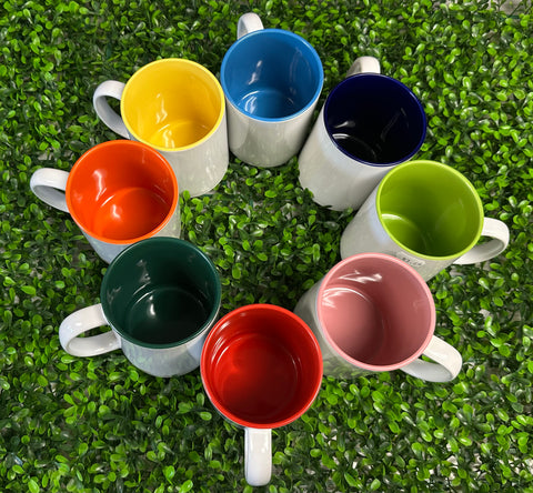 11 oz Colored Inner Mug