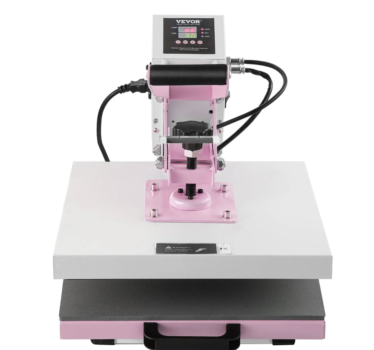 Vevor 15x15 Heat Press Pink