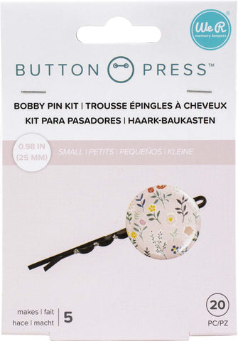 Bobby Pin Button Press We R Memory Keepers -Makes 5