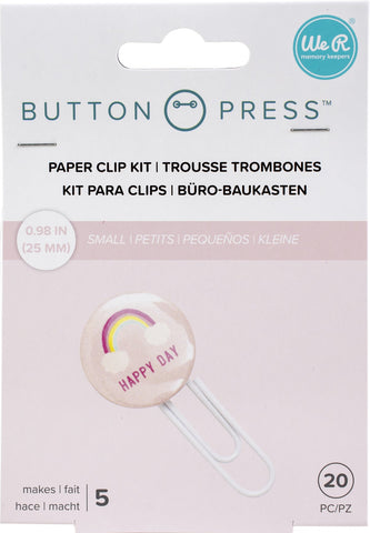 Paper Clip Button Press We R Memory Keepers Button Press -Makes 5