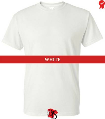 Gildan Adult & Youth T-Shirt (G8000) (G8000B) 1/2 Docena White