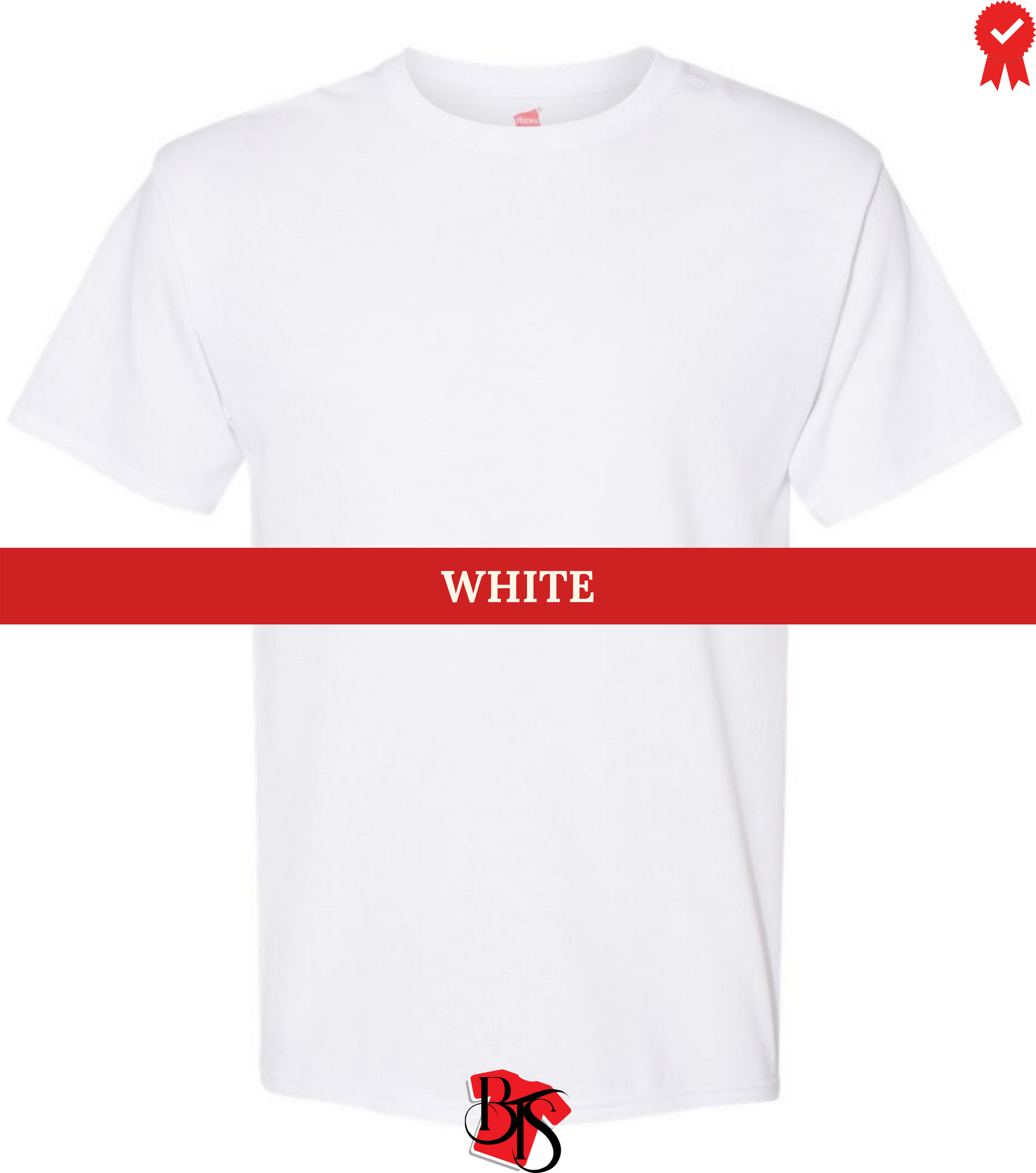 Hanes Adult & Youth T-Shirt (5170)(5370) Docena White