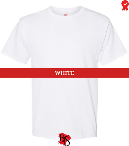 Hanes Adult & Youth T-Shirt (5170)(5370) Docena White